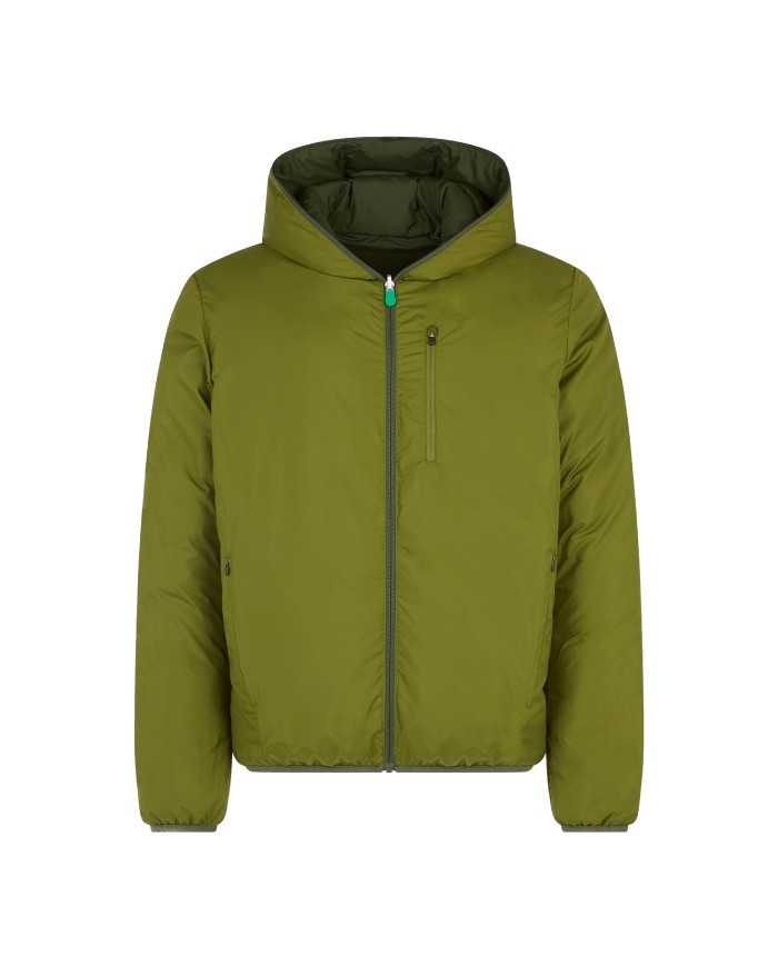 piumino pine green da uomo trapuntato e liscio | SAVE THE DUCK piumino pine green da uomo trapuntato e liscio | SAVE THE DUCK