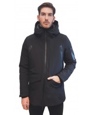 JUVENTUS Parka Uomo 2020 Giacca Piumino Stretch Lungo Cappuccio Ner...