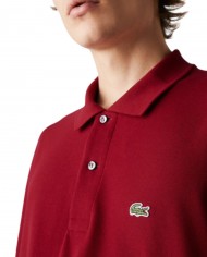 polo bordeaux da uomo con coccodrillo ricamato sul petto | LACOSTE polo bordeaux da uomo con coccodrillo ricamato sul petto | LACOSTE