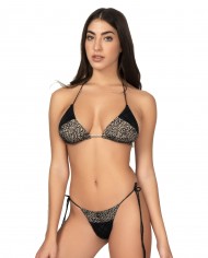 bikini e slip da donna con fantasia semi-leopardata | ME FUI bikini e slip da donna con fantasia semi-leopardata | ME FUI
