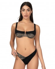 bikini e slip da donna con fantasia semi-leopardata | ME FUI bikini e slip da donna con fantasia semi-leopardata | ME FUI