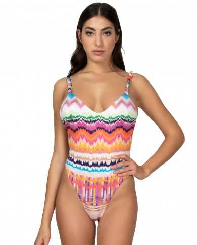 monokini mare da donna con fantasia silver lake | ME FUI