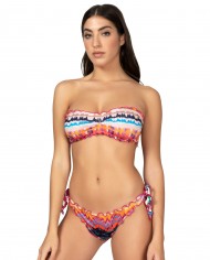 bikini e slip da donna con dettaglio frou frou e fantasia | ME FUI