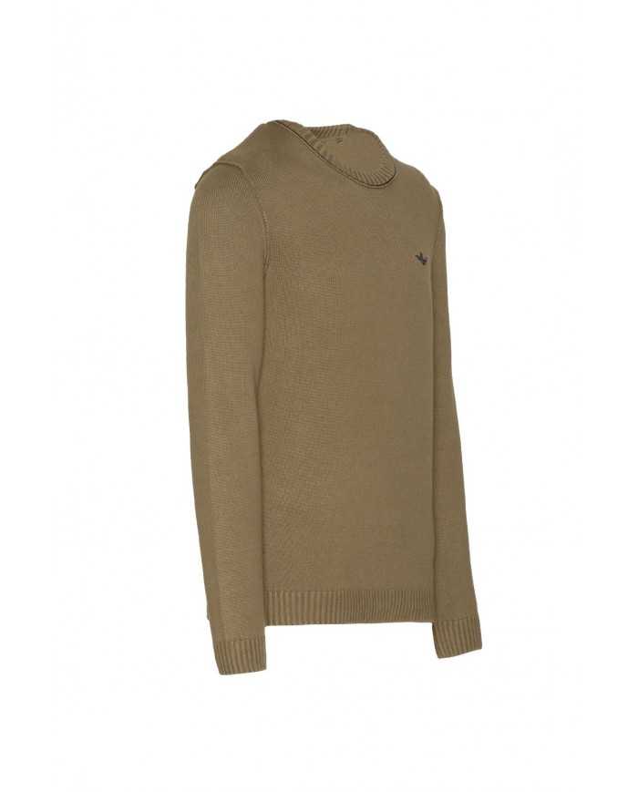 maglia verde militare da uomo con ricamo aquila | AERONAUTICA MILITARE maglia verde militare da uomo con ricamo aquila | AERONAUTICA MILITARE