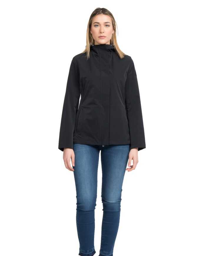 trench impermeabile black beauty da donna con collo alto | MUSEUM trench impermeabile black beauty da donna con collo alto | MUSEUM