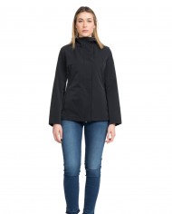 trench impermeabile black beauty da donna con collo alto | MUSEUM