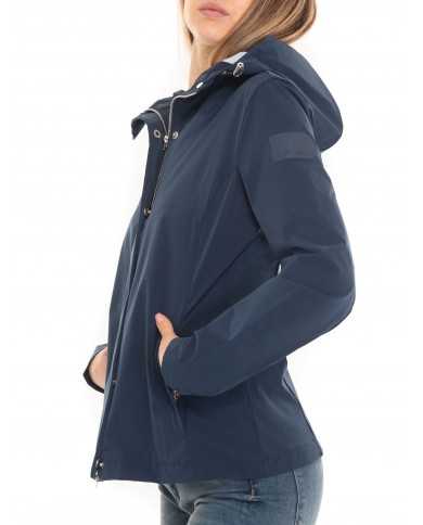 giacca con cappuccio impermeabile dress blue da donna | MUSEUM
