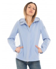 giacca con cappuccio impermeabile lavander lustre da donna | MUSEUM