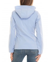 giacca con cappuccio impermeabile lavander lustre da donna | MUSEUM