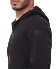 giubbino impermeabile black beauty da uomo con cappuccio | MUSEUM