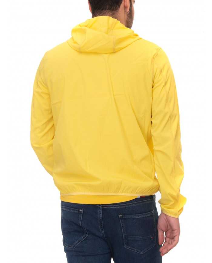 giubbino k-way vibrant yellow da uomo con patch gommata| MUSEUM giubbino k-way vibrant yellow da uomo con patch gommata| MUSEUM