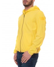 giubbino k-way vibrant yellow da uomo con patch gommata| MUSEUM