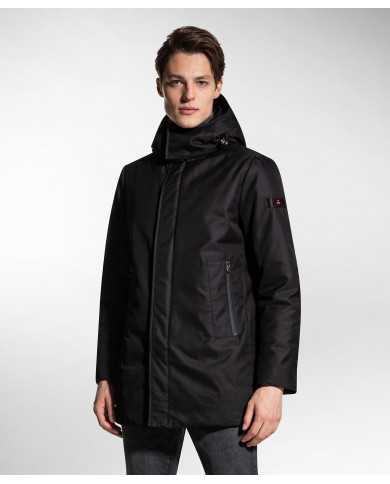 PEUTEREY Trench Uomo Piaza SL 01 A-TI Piumino Impermeabile Cappucci...