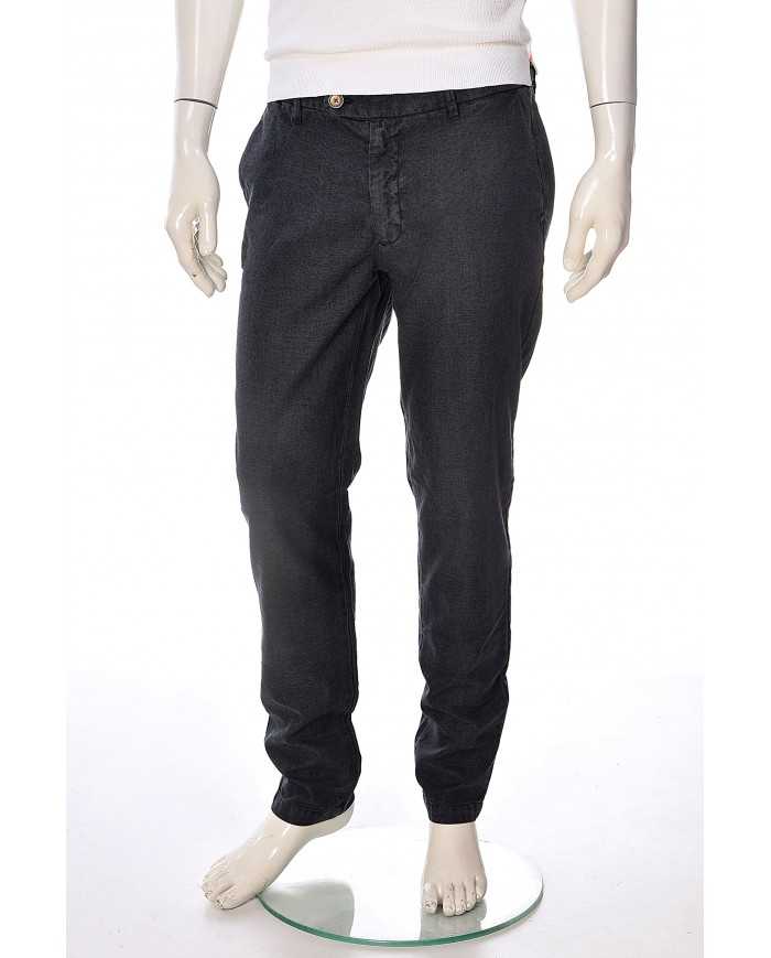 BOB Company Pantalone Uomo Race Cotone Bottone Blu Scuro Italy P-TI... BOB Company Pantalone Uomo Race Cotone Bottone Blu Scuro Italy P-TI...