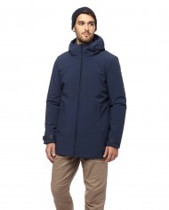 MUSEUM Giacca Uomo Russel 2022 con Cappuccio Impermeabile 037 DEEP ...