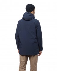 MUSEUM Giacca Uomo Russel 2022 con Cappuccio Impermeabile 037 DEEP ...