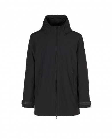 MUSEUM Giacca Uomo Russel 2022 con Cappuccio Impermeabile 002 BLACK...