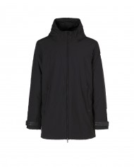 MUSEUM Giacca Uomo Russel 2022 con Cappuccio Impermeabile 002 BLACK...