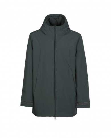 MUSEUM Giacca Uomo Russel 2022 con Cappuccio Impermeabile 290 black...