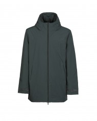 MUSEUM Giacca Uomo Russel 2022 con Cappuccio Impermeabile 290 black...