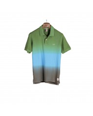 polo degradé uomo con logo ricamato sul petto | BOB polo degradé uomo con logo ricamato sul petto | BOB