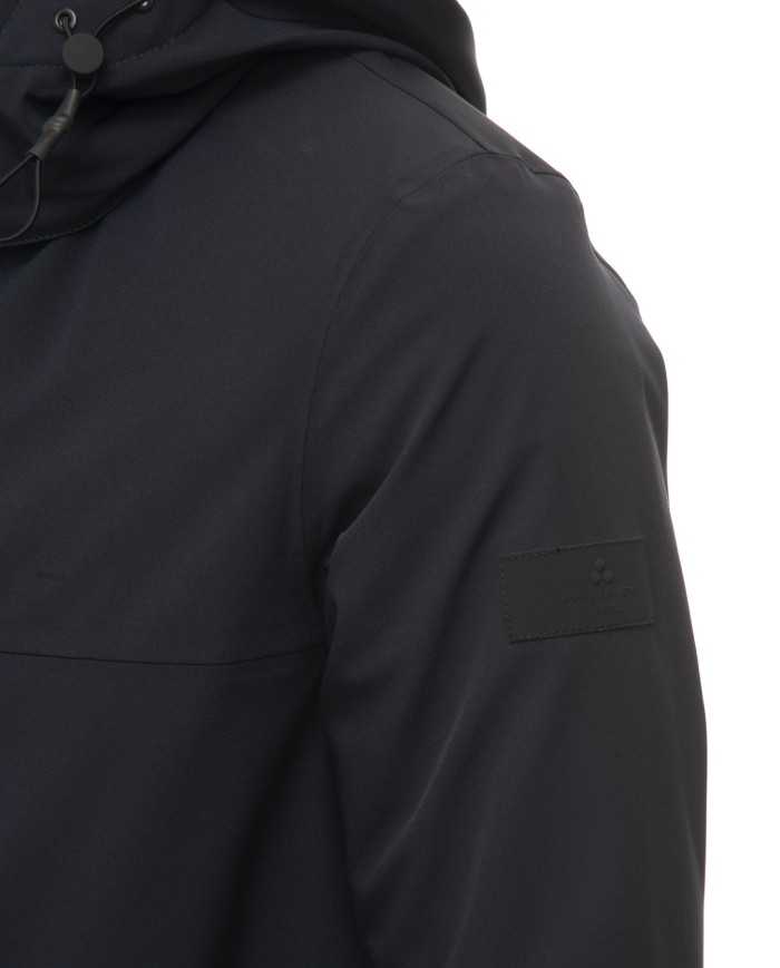 parka blu grafite da uomo con trattamento teflon TM ecolite | PEUTEREY parka blu grafite da uomo con trattamento teflon TM ecolite | PEUTEREY