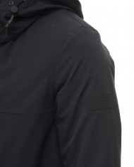 parka blu grafite da uomo con trattamento teflon TM ecolite | PEUTEREY parka blu grafite da uomo con trattamento teflon TM ecolite | PEUTEREY