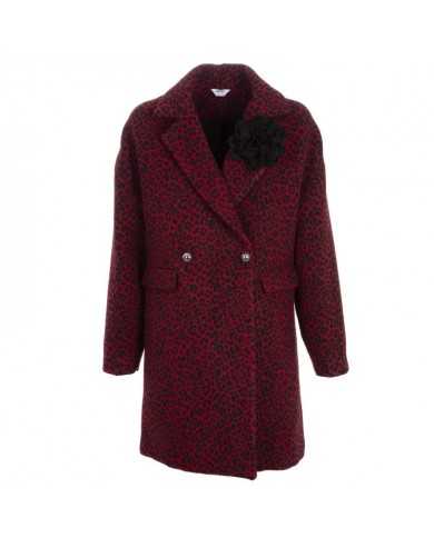 LIU JO Cappotto Donna A-TI Foderato Giacca Leopardata Maculata Ross... LIU JO Cappotto Donna A-TI Foderato Giacca Leopardata Maculata Ross...