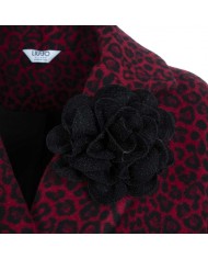 LIU JO Cappotto Donna A-TI Foderato Giacca Leopardata Maculata Ross... LIU JO Cappotto Donna A-TI Foderato Giacca Leopardata Maculata Ross...