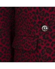 LIU JO Cappotto Donna A-TI Foderato Giacca Leopardata Maculata Ross... LIU JO Cappotto Donna A-TI Foderato Giacca Leopardata Maculata Ross...