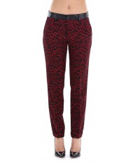 LIU JO Pantaloni Donna A-TI Gamba Slim Cinta Eco Pelle Leopardati R... LIU JO Pantaloni Donna A-TI Gamba Slim Cinta Eco Pelle Leopardati R...