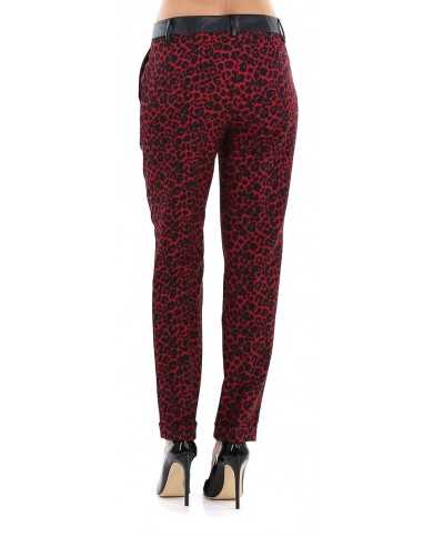 LIU JO Pantaloni Donna A-TI Gamba Slim Cinta Eco Pelle Leopardati R... LIU JO Pantaloni Donna A-TI Gamba Slim Cinta Eco Pelle Leopardati R...