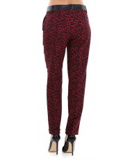 LIU JO Pantaloni Donna A-TI Gamba Slim Cinta Eco Pelle Leopardati R... LIU JO Pantaloni Donna A-TI Gamba Slim Cinta Eco Pelle Leopardati R...
