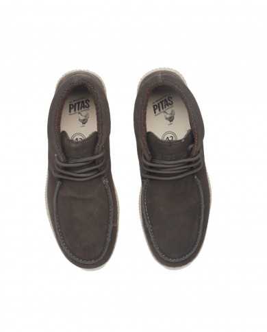 stivaletto topo da uomo con membrana ptas-sex e logo | WALK IN PITAS