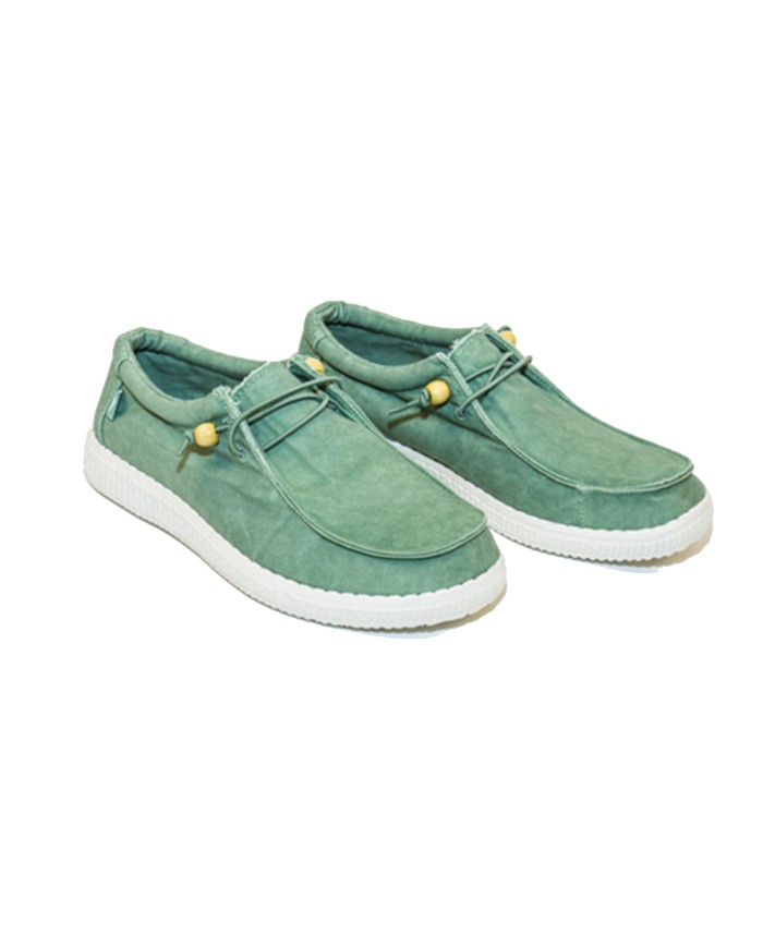 scarpe stile mocassino verde menta da uomo WALK IN PITAS