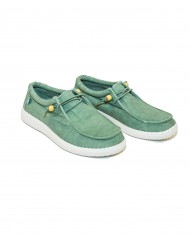 scarpe stile mocassino verde menta da uomo | WALK IN PITAS