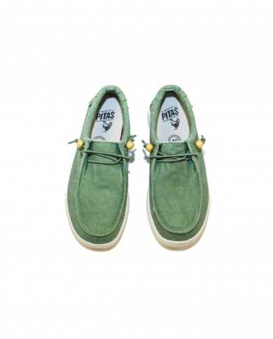 scarpe stile mocassino verde menta da uomo | WALK IN PITAS
