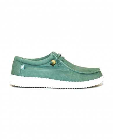 scarpe stile mocassino verde menta da uomo | WALK IN PITAS