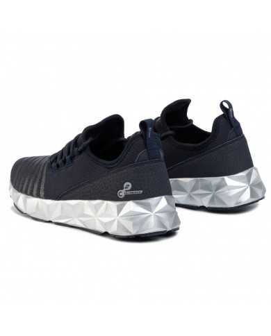 Sneakers navy/silver uomo con suola poligonale | EA7 Sneakers navy/silver uomo con suola poligonale | EA7