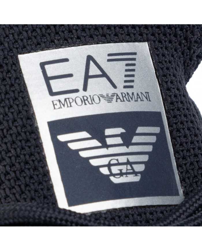 Sneakers navy/silver uomo con suola poligonale | EA7