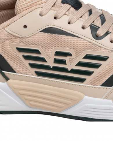 sneakers sand dollar/green garden da uomo con logo stripes | EA7