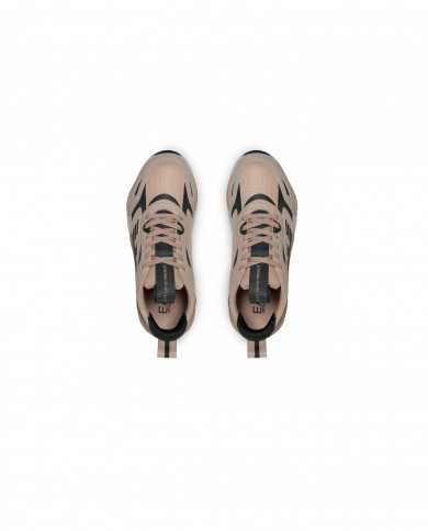 sneakers sand dollar/green garden da uomo con logo stripes | EA7