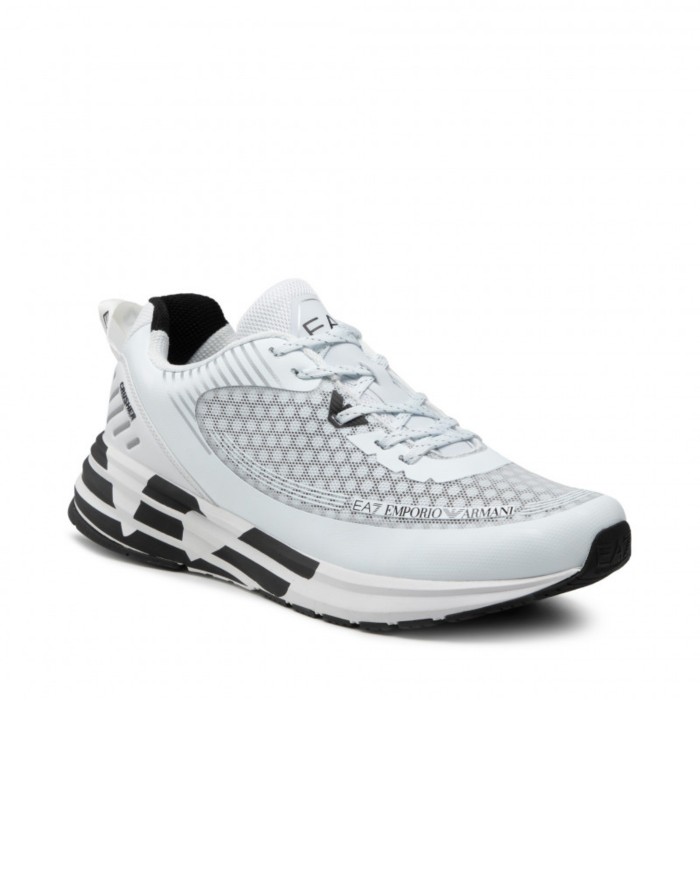EA7 Armani Sneakers Uomo X8X093 XK238 A ET Scarpe Running D611 WHIT
