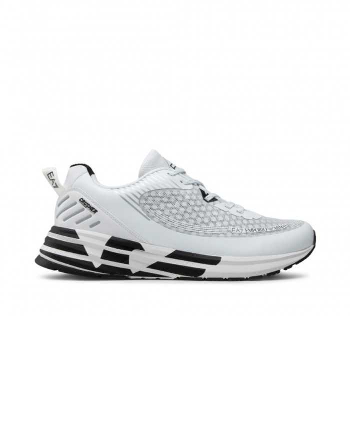 sneakers running white/black da uomo con logo su intersuola | EA7 sneakers running white/black da uomo con logo su intersuola | EA7
