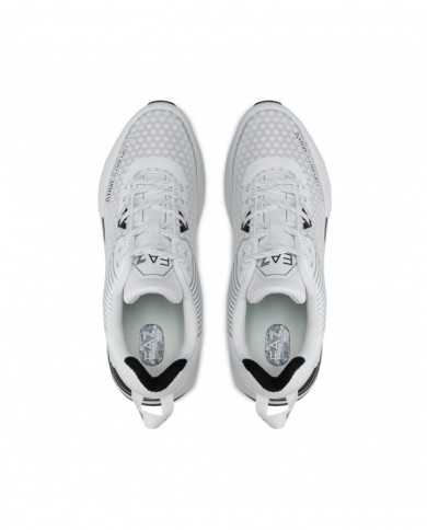 sneakers running white/black da uomo con logo su intersuola | EA7