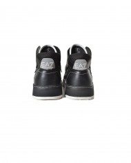 sneakers stile basket nero e bianche da uomo con vari loghi | EA7 sneakers stile basket nero e bianche da uomo con vari loghi | EA7