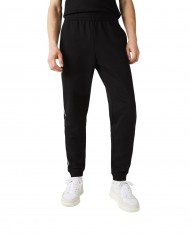 pantaloni neri da uomo con logo coccodrillo e stripes | LACOSTE pantaloni neri da uomo con logo coccodrillo e stripes | LACOSTE