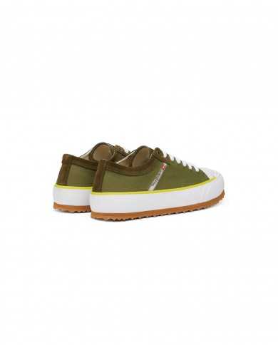 sneakers basse avocado da uomo con logo stripes oblique | DIESEL sneakers basse avocado da uomo con logo stripes oblique | DIESEL