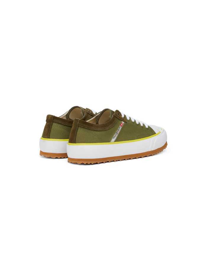 sneakers basse avocado da uomo con logo stripes oblique | DIESEL sneakers basse avocado da uomo con logo stripes oblique | DIESEL