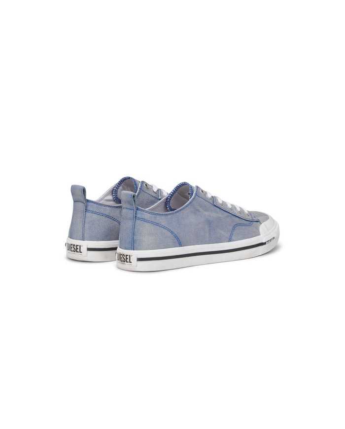 sneakers basse nautic blue da uomo logate sul retro | DIESEL sneakers basse nautic blue da uomo logate sul retro | DIESEL